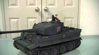 Tiger 1 VsTank VSPro Radio Controlled infra red series 124 Scale [upl. by Kirschner928]