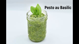 Recette de Pesto au Basilic facile et rapide [upl. by Ardnic8]