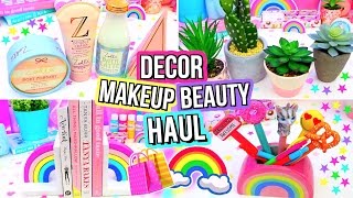 HUGE FUN Room Decor amp Makeup HAUL [upl. by Lindell191]