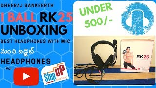 Best Budget Headphones With Noise Cancelling MIC IBALL RK25 [upl. by Abrahan]