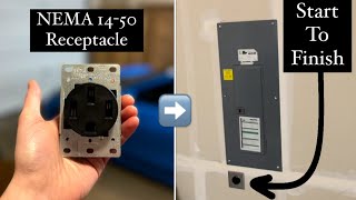 How To Install A 30405060 Amp Receptacle 240 Volts [upl. by Veneaux]