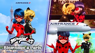 MIRACULOUS  🐞 BIENVENUE À PARIS 🐾 Épisode entier  Avec airfrancefr ✈️ 🇫🇷 [upl. by Aleekat362]