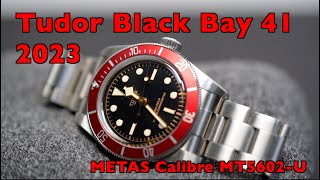 Tudor Black Bay 41 Burgundy New 2023 METAS Master Chronometer MT5601U Movement M7941A1A0RU0001 [upl. by Alie529]