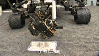 Curiosity Rover Sampling System Scoop Test [upl. by Ail]