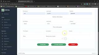 Student registration of student part 4  School management system [upl. by Conner]