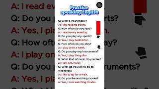 Topic Hobby  How To Speak English Like Native [upl. by Chill]