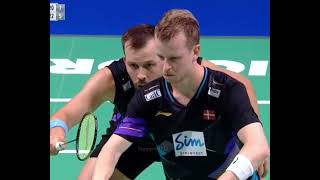 AstrupRasmussen vs FajarRian Denmark open 2024 [upl. by Miun]