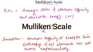 Mulliken Scale I Periodic Table I Particles Academy [upl. by Ydnerb484]