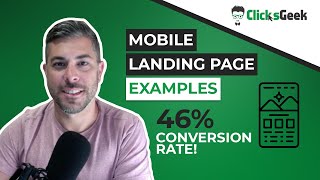 Mobile Landing Page Examples  Mobile Landing Pages with 46 conversions [upl. by Seessel]