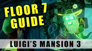 Luigis Mansion 3 Floor 7 walkthrough  100 Garden Suites guide No Commentary [upl. by Ingmar]