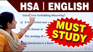 HSA ENGLISH  MUST STUDY [upl. by Gambrill]