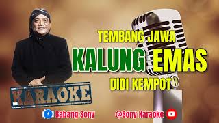 Kalung Emas Didi Kempot Kaaoke  sonykaraokeofficial [upl. by Mcgaw]