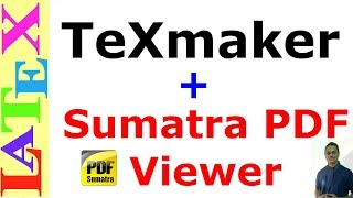 LaTeX Texmaker with Sumatra PDF [upl. by Kunkle]