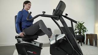 CyclePlus Recumbent Bike with Arm Exercise [upl. by Yrocal]