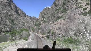 Amtrak California Zephyr 5  Rear window view  Illinois to California Part 2 [upl. by Emmy]