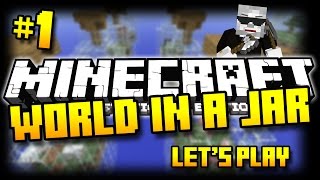 Minecraft PS3  World In A Jar Survival  Part 1  JARS EVERYWHERE  PS3 [upl. by Berkshire340]