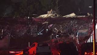 Massive Buildings Collapse in Tornado Event in Trevose PA [upl. by Initof]