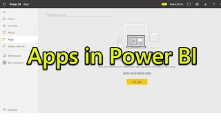 Overview of Power BI Apps [upl. by Melentha721]