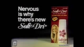 Soft amp Dri Antiperspirant Commercial 1976 [upl. by Julian]