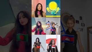 which flag trend are you ❤️‍🔥 cambodia vietnam Indonesian nepal bangladesh flagtrend [upl. by Sara-Ann]