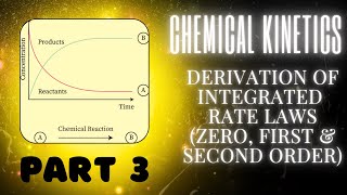 Chemical Kinetics part 3 Integrated rate law [upl. by Canada634]