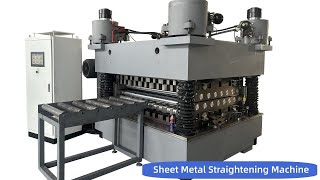 Sheet Metal Straightening Machine for 20mm Laser Cutting Parts [upl. by Eidas]