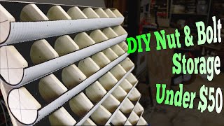 DIY Nut amp Bolt Storage for Under 50 [upl. by Acenahs]