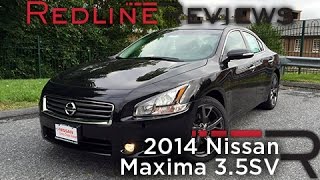 2014 Nissan Maxima 35SV Review Walkaround Exhaust amp Test Drive [upl. by Annawaj687]