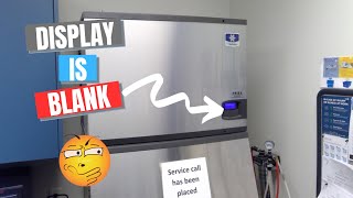 Manitowoc Ice machine NOT making ice Display is blank [upl. by Ahseuqram214]