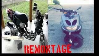 REMONTAGE  ENTRETIEN COMPLET DUN MBK NITRO [upl. by Novyat]