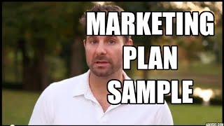 Marketing Plan Sample  5 Simple Steps to Market Any Business [upl. by Daniala]