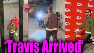 Travis Kelce STUNS as he Arrives in Arrowhead stadium for Chiefs vs Buccaneers game [upl. by Siuqaj384]