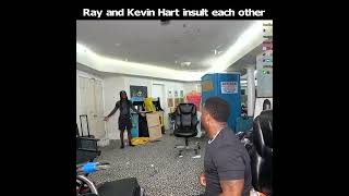 Ray and Kevin Hart insult each other 😂😂 ray kevinhart kaicenatfunnymoments [upl. by Ahtera4]