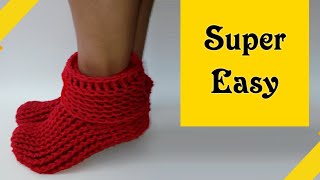 🔴Crochet slipper boots for women amp men [upl. by Kassey]