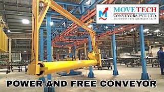 Power amp Free Conveyor  Movetech Conveyors Pvt Ltd [upl. by Nerhtak893]