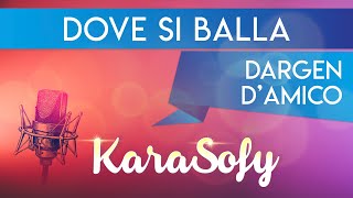 Dove si balla KARAOKE  Dargen DAmico karaoke Sanremo 2022 [upl. by Gniliem]