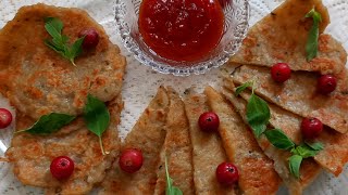 Tasty Potato pancakes Gamjajeon감자전Koreanpancake Aloo Cheelayummy basil flavoured [upl. by Fusco679]