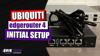 Edgerouter 4 Basic Client Setup [upl. by Nnayllek412]