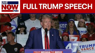 FULL SPEECH Trump holds rally in Las Vegas  LiveNOW from FOX [upl. by Fransen]