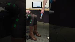 Myotatic Reflex  Kneejerk Reflex  Lt Mini Lab makingscienceeasier dataacquisition physiology [upl. by Hanan498]