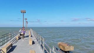 Edgewater Park fishing pier Cleveland Ohio [upl. by Nnagem]