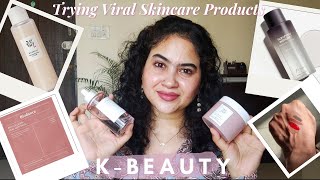 Trying Viral Kbeauty Products  Are They Worth Your Money or Not  BOJ  Biodance  Skin1004 [upl. by Legnaesoj318]