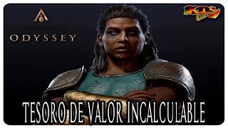 ASSASSIN´S CREED ODYSSEY  60 TESORO DE VALOR INCALCULABLE  MISIÓN SECUNDARIA [upl. by Olcott355]