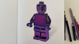 How to draw Lego figure Tutorial  Introducing the new Artcoaster sketchbook [upl. by Longawa]