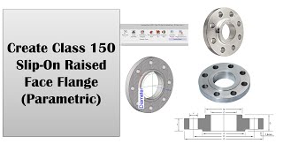 Create Class 150 SlipOn Raised Face Flange Parametric Revit Family [upl. by Enirehs]