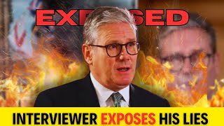 Keir Starmer STUTTERS and SQUIRMS as Interviewer EXPOSES His LIES on LIVE TV [upl. by Edi]