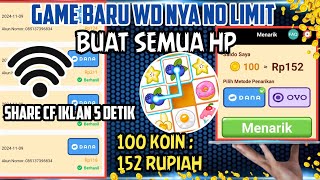 WD TANPA LIMIT DI GAME BARU INI TERBUKTI MEMBAYAR SHARE CF IKLAN 5D TERBARU PENGHASIL SALDO DANA [upl. by Laeno]