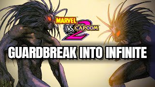 Blackheart guardbreak into infinite TOD  MVC2 Tech n labbing [upl. by Hsilgne]