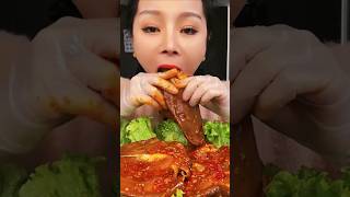 MUKBANG spicy food eatingvideos trendingshorts food shortvideo ZachChoi [upl. by Joella]