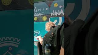 Boarding on a bus in Ibiza Airport Sagalés L24 bus [upl. by Abbott293]